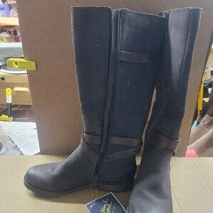 Natural stone boots 8.5 brown